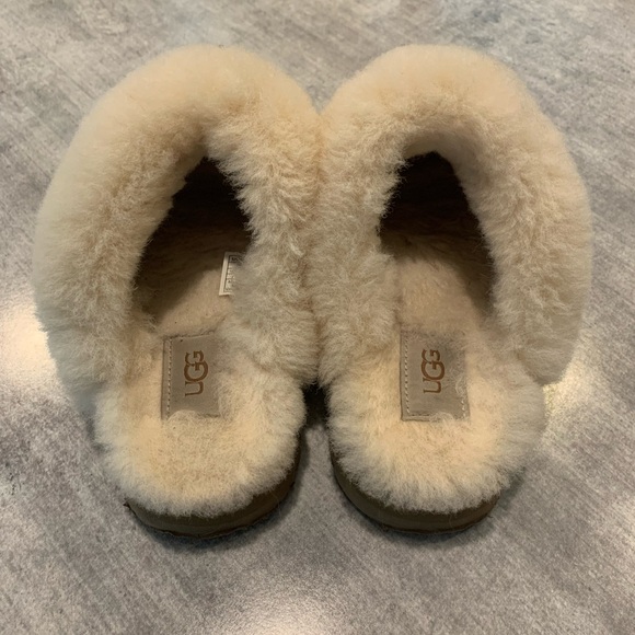 UGG Disquette Platform Slippers in Chestnut - Picture 1 of 3